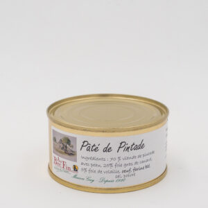 PATE DE PINTADE AU FOIE GRAS 190G