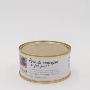 PATE DE CAMPAGNE AU FOIE GRAS 190G