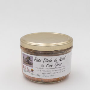 PATE DE DINDE DE NOEL FOIE GRAS 180G