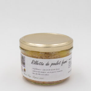 RILLETTES DE POULET FUME 180G