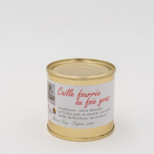 CAILLE FOURREE AU FOIE GRAS 90G