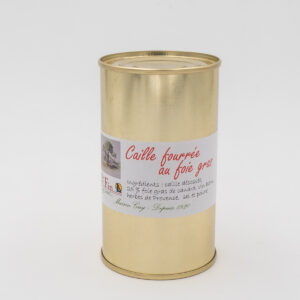 CAILLE FOURREE AU FOIE GRAS 190G