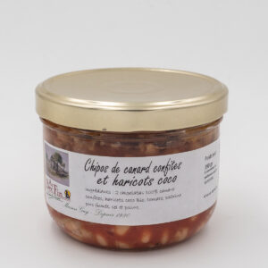 CHIPOS CANARD CONFITES ET HARICOTS 390G