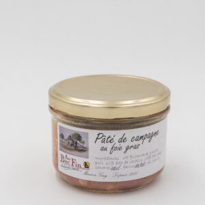PATE DE CAMPAGNE AU FOIE GRAS VERRINE 180G
