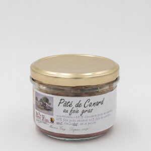 PATE DE CANARD AU FOIE GRAS 180G