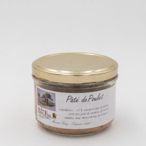 PATE DE POULET AU FOIE GRAS VERRINE 180G