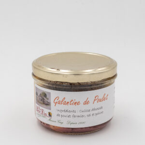 GALANTINE DE POULET FERMIER VERRINE 180G